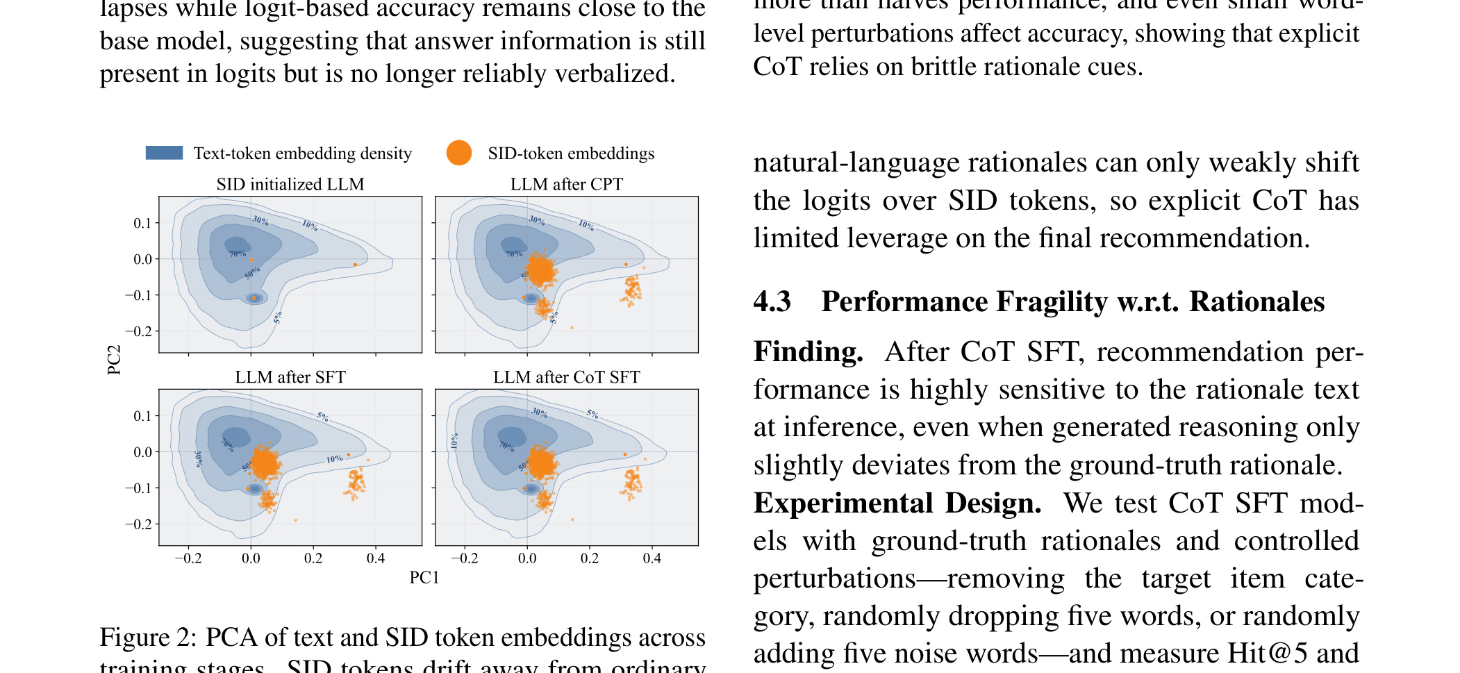 Table 3:Table 3: General-language reasoning accuracy after