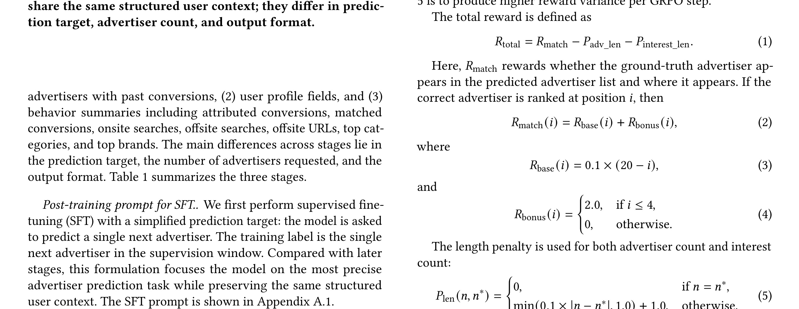 Table 1:Table 1: Summary of stage-specific prompt design. All stages