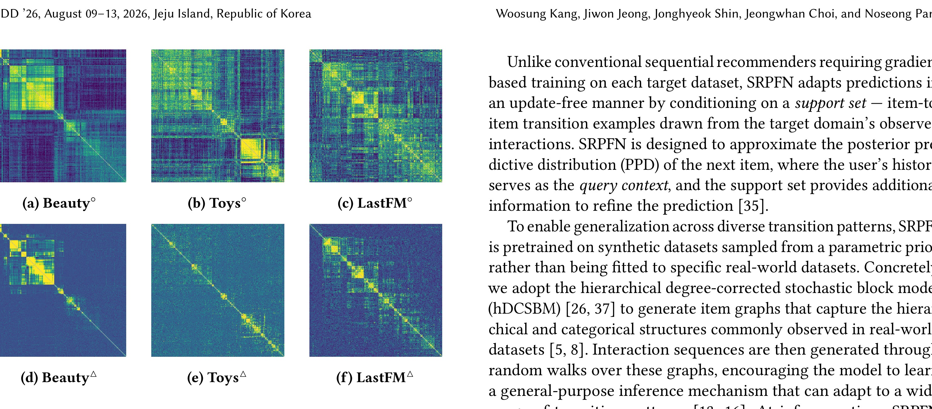 Figure 2：SRPFN 与 SASRec embedding 结构对齐
